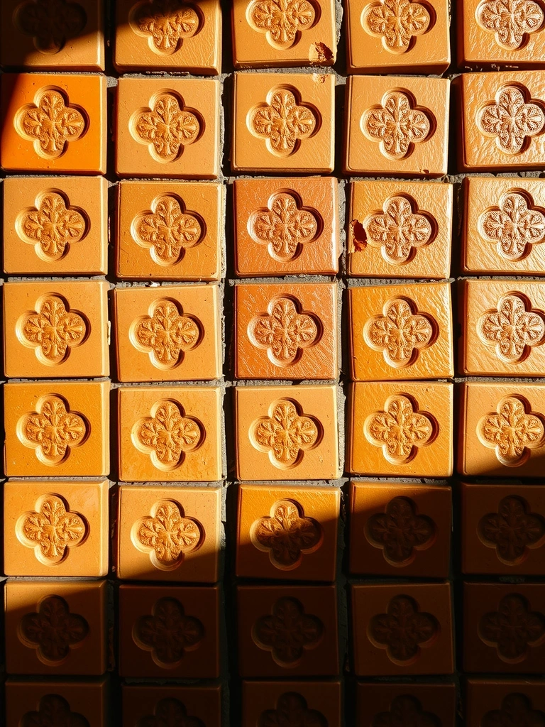 Abstract mosaic texture